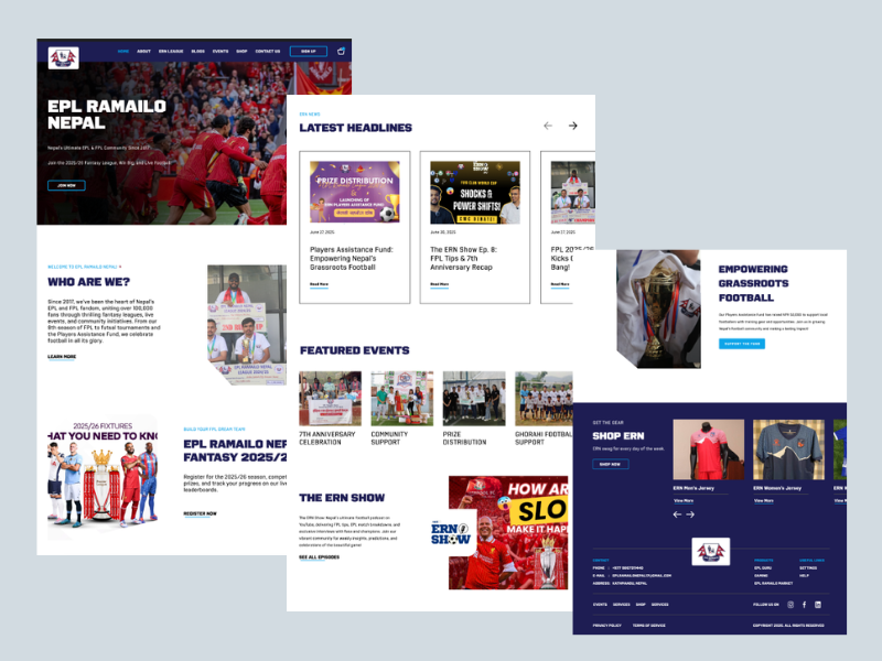 ERN Website Homepage