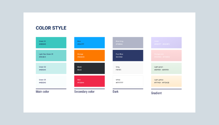 FoodAI Color Palette