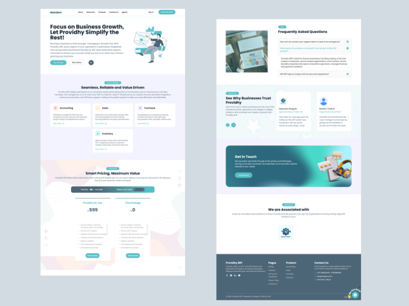 Old Providhy homepage